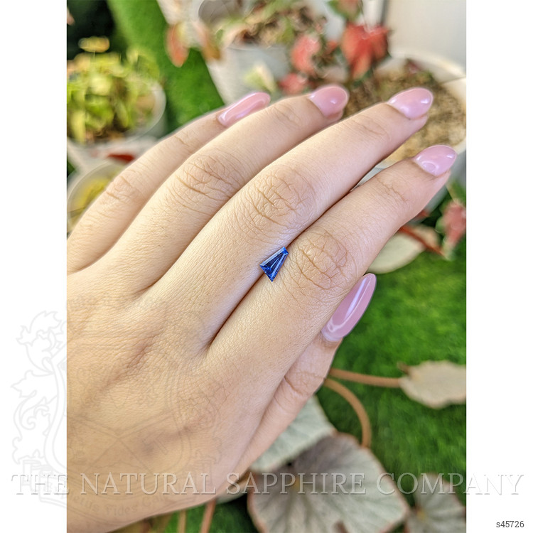0.54 Ct. Blue Sapphire from Ceylon (Sri Lanka)