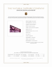 0.67 Ct. Purplish Pink Sapphire from Ceylon (Sri Lanka) Scan Report