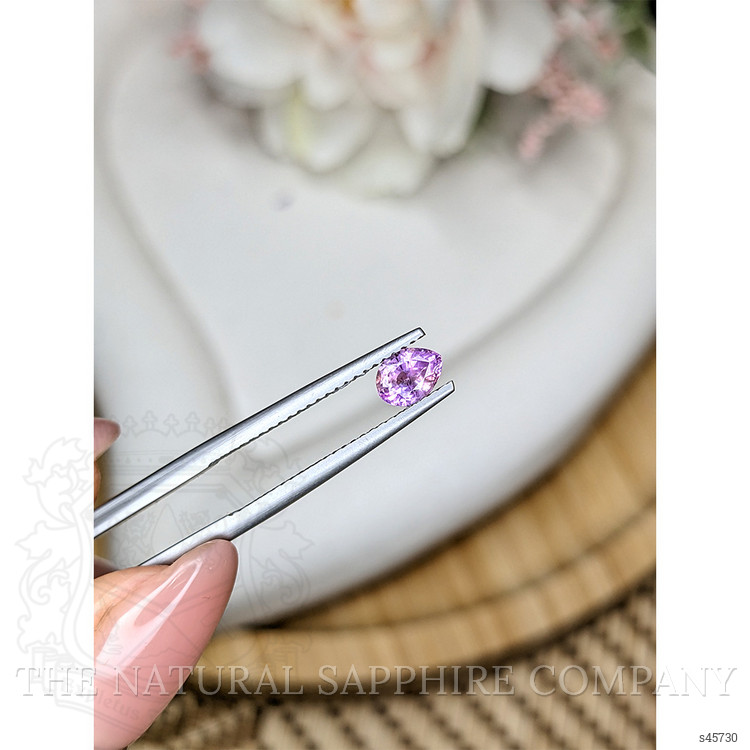 0.73 Ct. Pinkish Purple Sapphire from Ceylon (Sri Lanka)