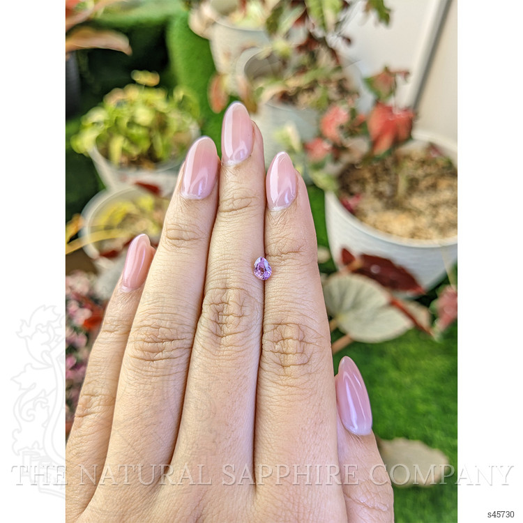 0.73 Ct. Pinkish Purple Sapphire from Ceylon (Sri Lanka)