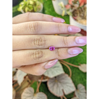 0.75 Ct. Purplish Pink Sapphire from Ceylon (Sri Lanka) Life Style