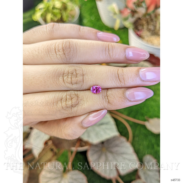 0.75 Ct. Purplish Pink Sapphire from Ceylon (Sri Lanka)