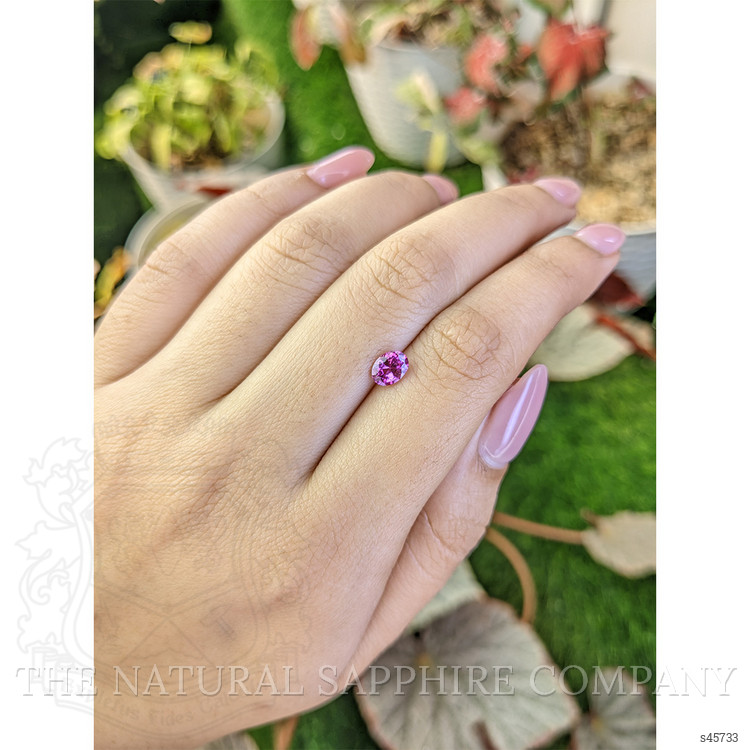 0.75 Ct. Purplish Pink Sapphire from Ceylon (Sri Lanka)