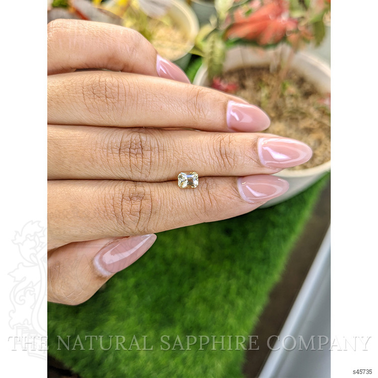 0.85 Ct. Yellow Sapphire from Ceylon (Sri Lanka)