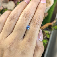 0.52 Ct. Blue Sapphire from Ceylon (Sri Lanka) Life Style