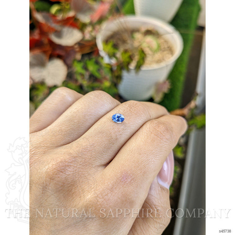 0.50 Ct. Blue Sapphire from Ceylon (Sri Lanka)