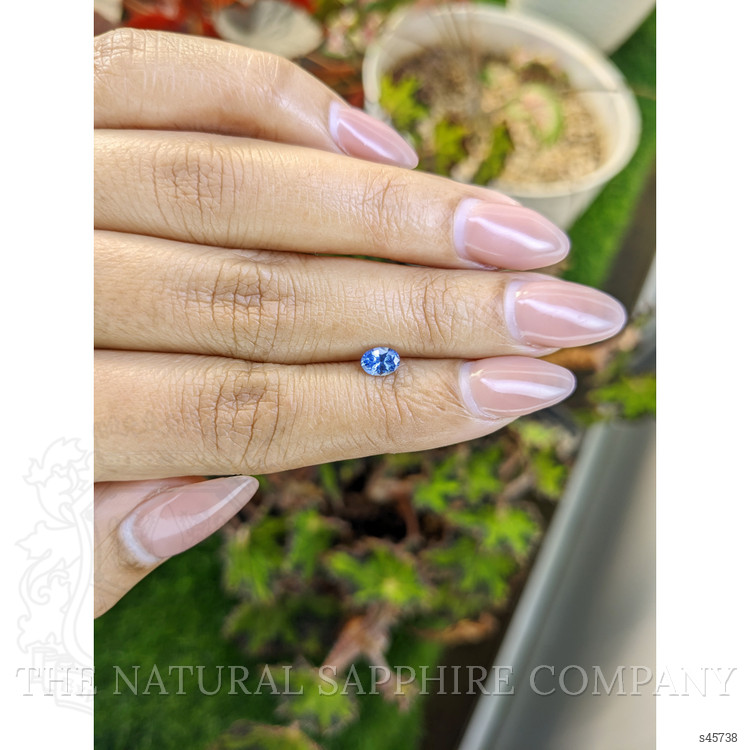 0.50 Ct. Blue Sapphire from Ceylon (Sri Lanka)