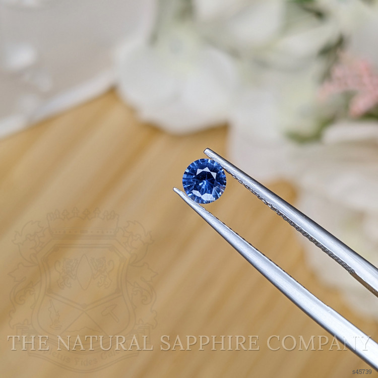 0.46 Ct. Blue Sapphire from Ceylon (Sri Lanka)