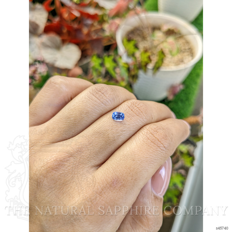 0.55 Ct. Blue Sapphire from Ceylon (Sri Lanka)