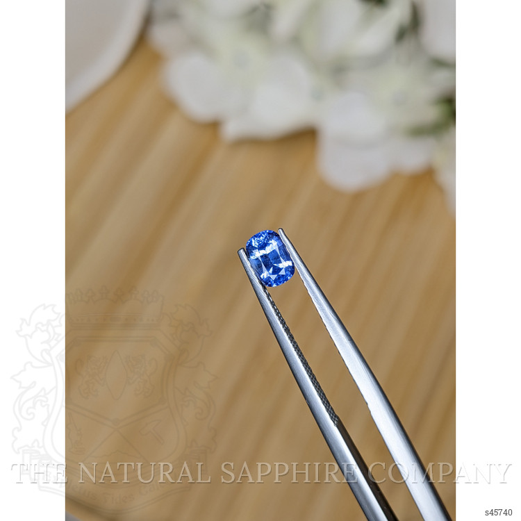 0.55 Ct. Blue Sapphire from Ceylon (Sri Lanka)