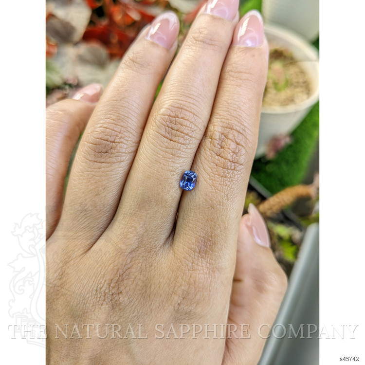 0.80 Ct. Blue Sapphire from Ceylon (Sri Lanka)