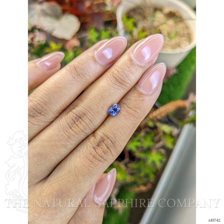 0.80 Ct. Blue Sapphire from Ceylon (Sri Lanka)