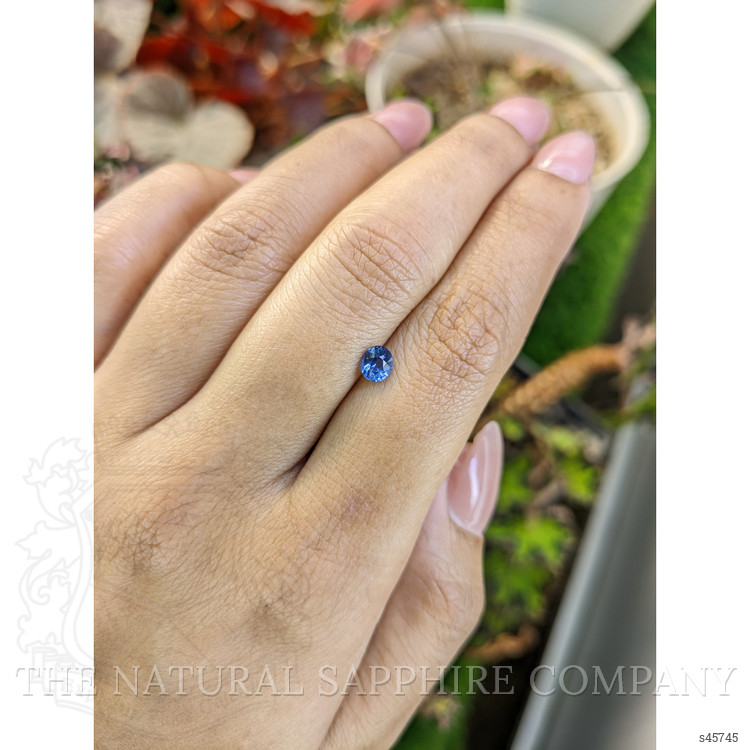 0.51 Ct. Blue Sapphire from Ceylon (Sri Lanka)