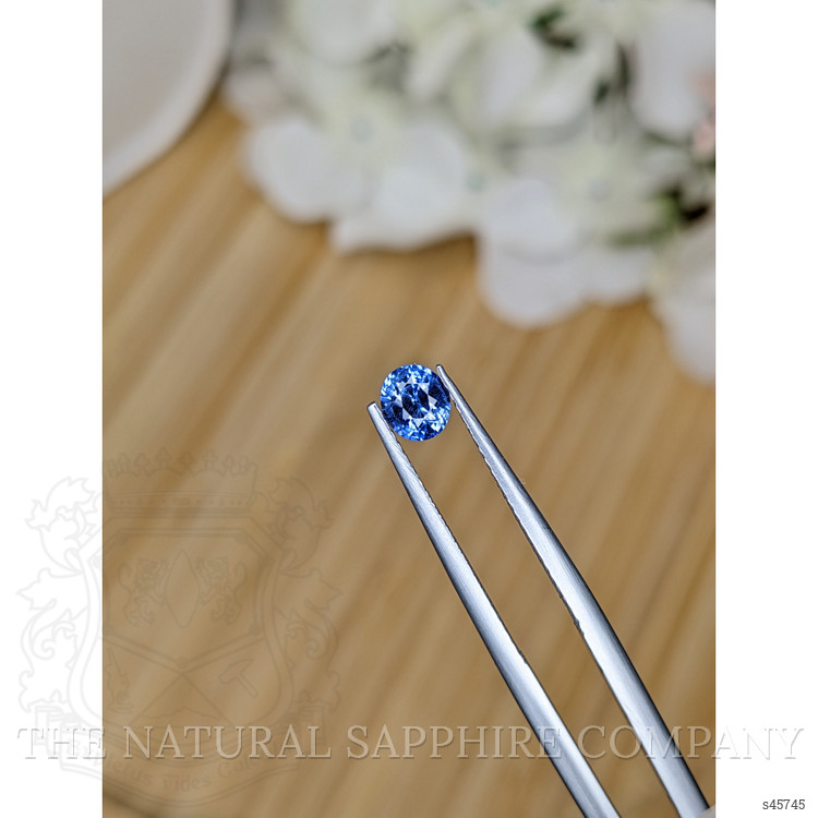 0.51 Ct. Blue Sapphire from Ceylon (Sri Lanka)