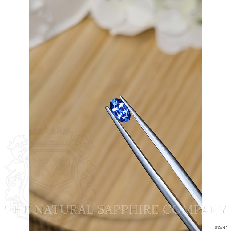 0.47 Ct. Blue Sapphire from Ceylon (Sri Lanka)