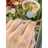 0.47 Ct. Blue Sapphire from Ceylon (Sri Lanka) Life Style