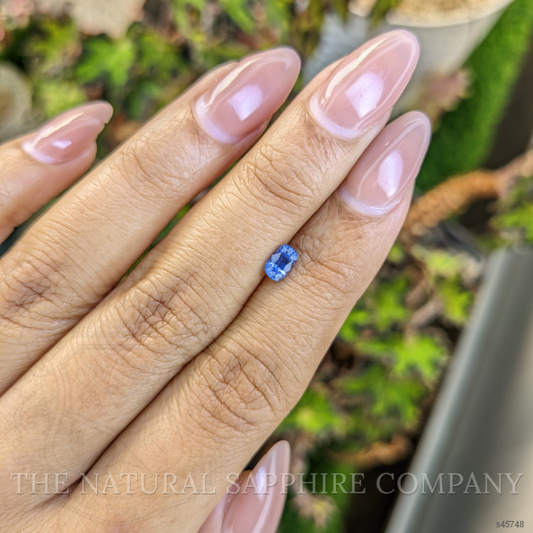 0.51 Ct. Blue Sapphire from Ceylon (Sri Lanka)
