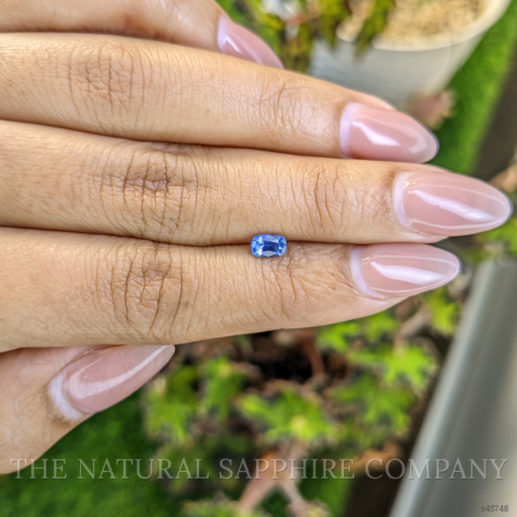 0.51 Ct. Blue Sapphire from Ceylon (Sri Lanka)