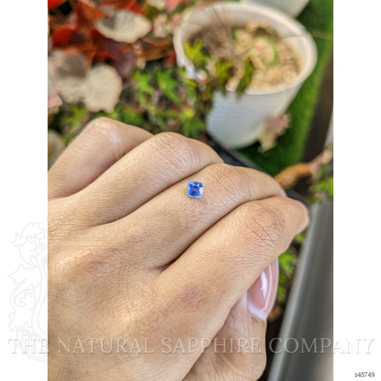 0.44 Ct. Blue Sapphire from Ceylon (Sri Lanka)