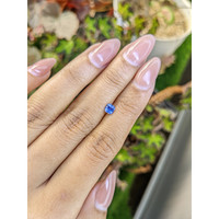 0.44 Ct. Blue Sapphire from Ceylon (Sri Lanka) Life Style