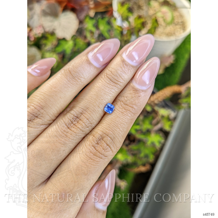 0.44 Ct. Blue Sapphire from Ceylon (Sri Lanka)