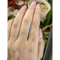 0.37 Ct. Blue Sapphire from Ceylon (Sri Lanka) Life Style