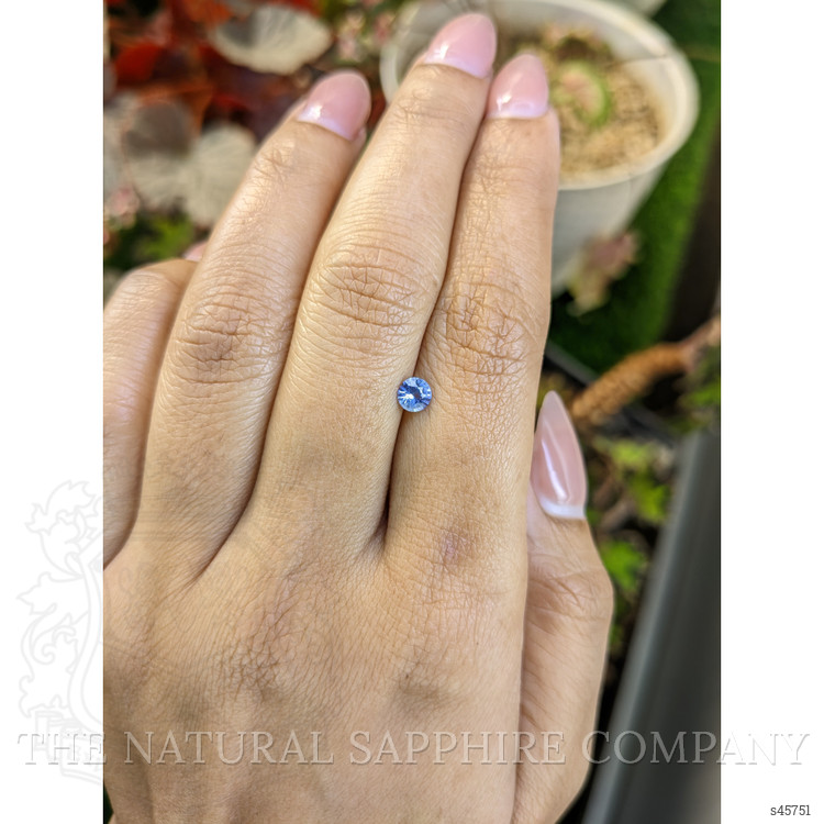 0.37 Ct. Blue Sapphire from Ceylon (Sri Lanka)