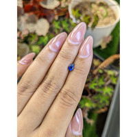0.46 Ct. Blue Sapphire from Ceylon (Sri Lanka) Life Style