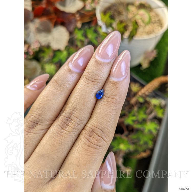 0.46 Ct. Blue Sapphire from Ceylon (Sri Lanka)