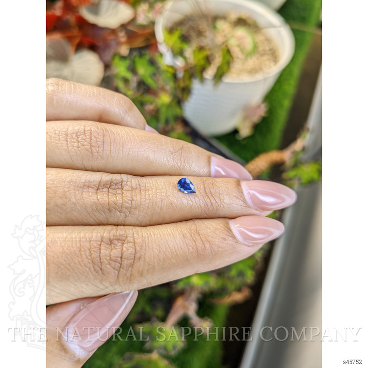 0.46 Ct. Blue Sapphire from Ceylon (Sri Lanka)