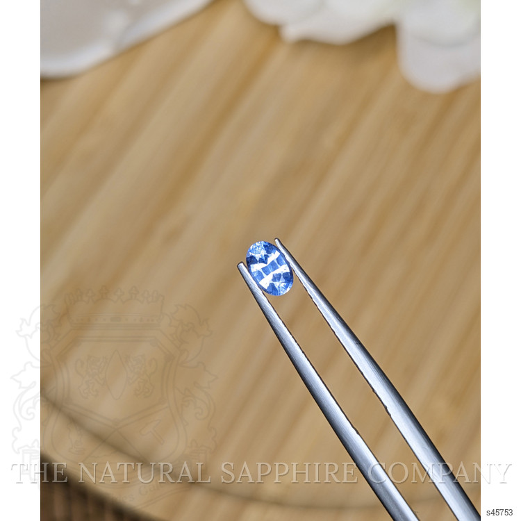 0.43 Ct. Blue Sapphire from Ceylon (Sri Lanka)
