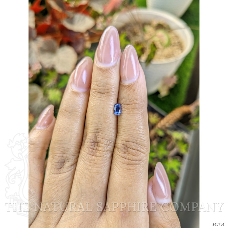 0.41 Ct. Blue Sapphire from Ceylon (Sri Lanka)