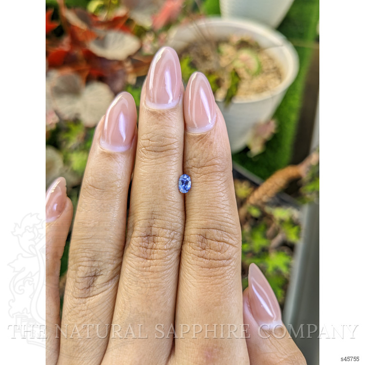 0.37 Ct. Violet Sapphire from Ceylon (Sri Lanka)