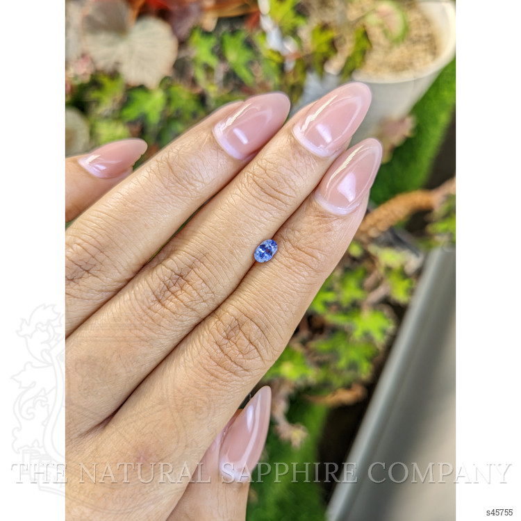 0.37 Ct. Violet Sapphire from Ceylon (Sri Lanka)