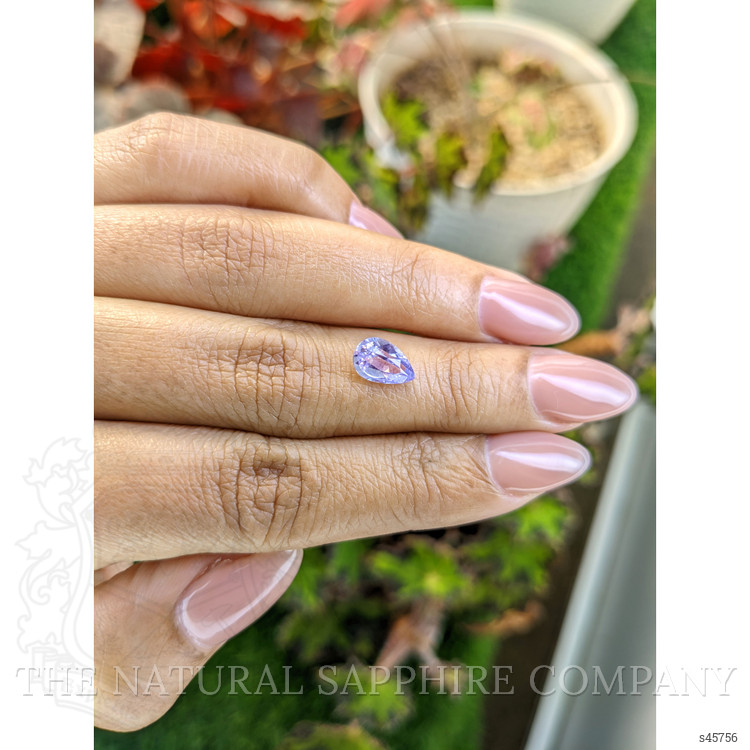 1.58 Ct. Purple Sapphire from Ceylon (Sri Lanka)