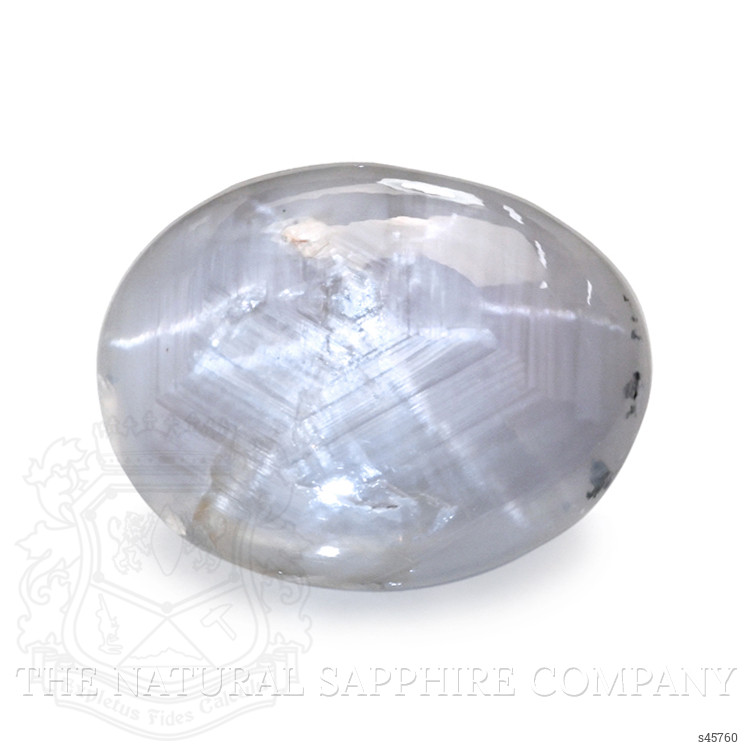 4.76 Ct. Grey Cabochon Star Sapphire from Ceylon (Sri Lanka)