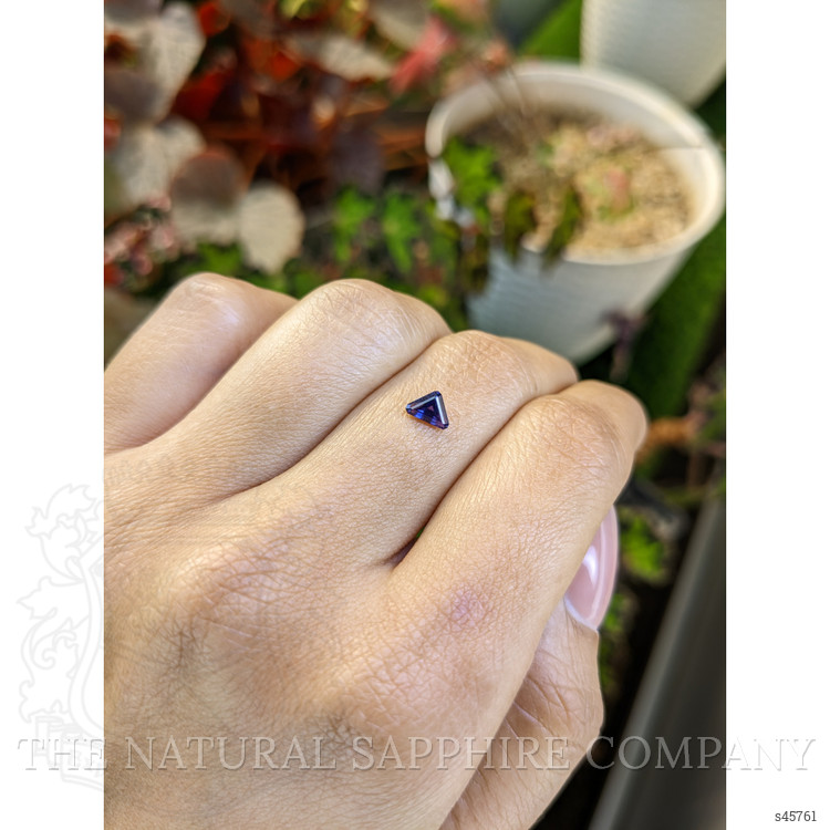 0.51 Ct. Violet Sapphire from Ceylon (Sri Lanka)