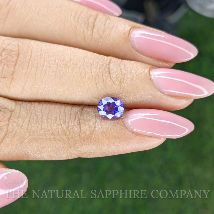 1.21 Ct. Bluish Purple Sapphire from Tanzania