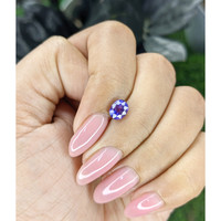 1.21 Ct. Bluish Purple Sapphire from Tanzania Life Style