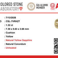 1.32 Ct. Yellow Sapphire from Ceylon (Sri Lanka) Pdf