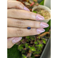 0.98 Ct. Purplish Blue Sapphire from Ceylon (Sri Lanka) Life Style