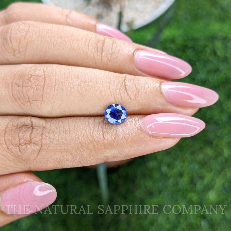 0.96 Ct. Blue Sapphire from Ceylon (Sri Lanka)