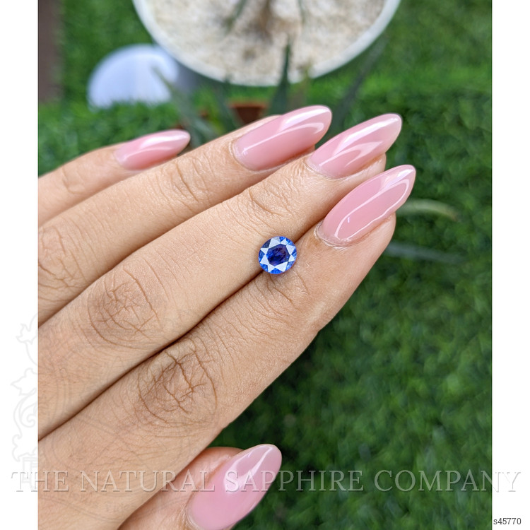 0.96 Ct. Blue Sapphire from Ceylon (Sri Lanka)