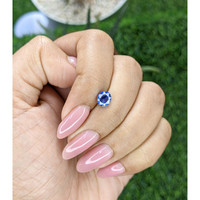 0.96 Ct. Blue Sapphire from Ceylon (Sri Lanka) Life Style