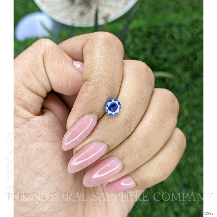 0.96 Ct. Blue Sapphire from Ceylon (Sri Lanka)