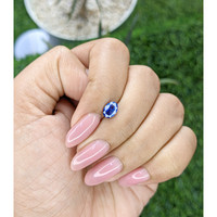 0.89 Ct. Blue Sapphire from Ceylon (Sri Lanka) Life Style