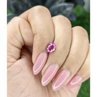1.08 Ct. Purplish Pink Sapphire from Ceylon (Sri Lanka) Life Style