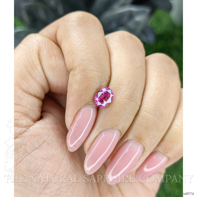 1.08 Ct. Purplish Pink Sapphire from Ceylon (Sri Lanka)