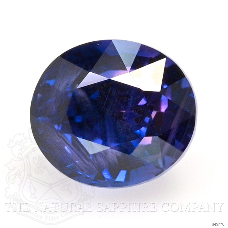 0.68 Ct. Purplish Blue Sapphire from Ceylon (Sri Lanka)