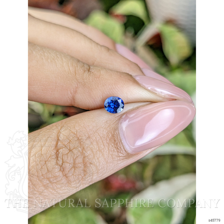 0.43 Ct. Blue Sapphire from Ceylon (Sri Lanka)